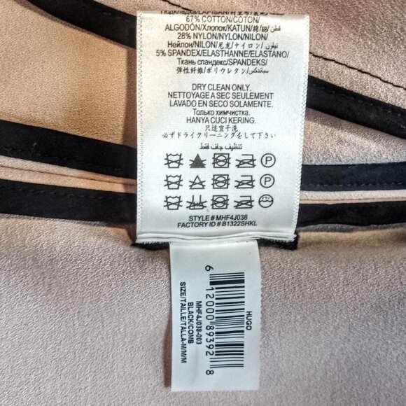 BCBGMaxAzria Hugo Black Blush Color-Block Jacket - Picture 7 of 8